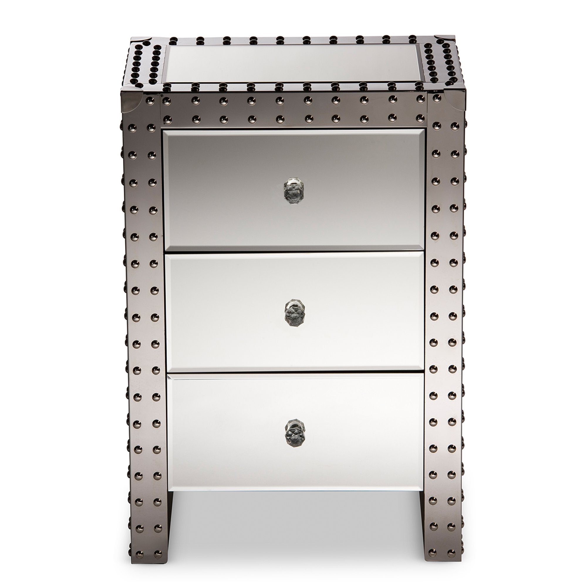 Baxton Studio Nightstand, Medium