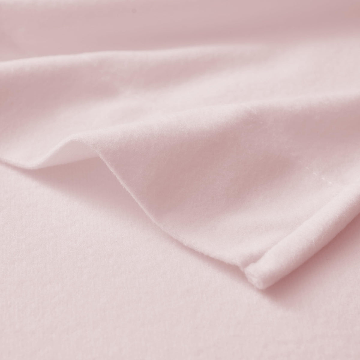 Flannel Sheets Queen Size Warm And Cozy Deep Pocket Breathable All Season Bedding Set With Fitted With Full Elastic & Built In Corner Sheet Straps, Flat And Pillowcases, Queen, Pale Pink