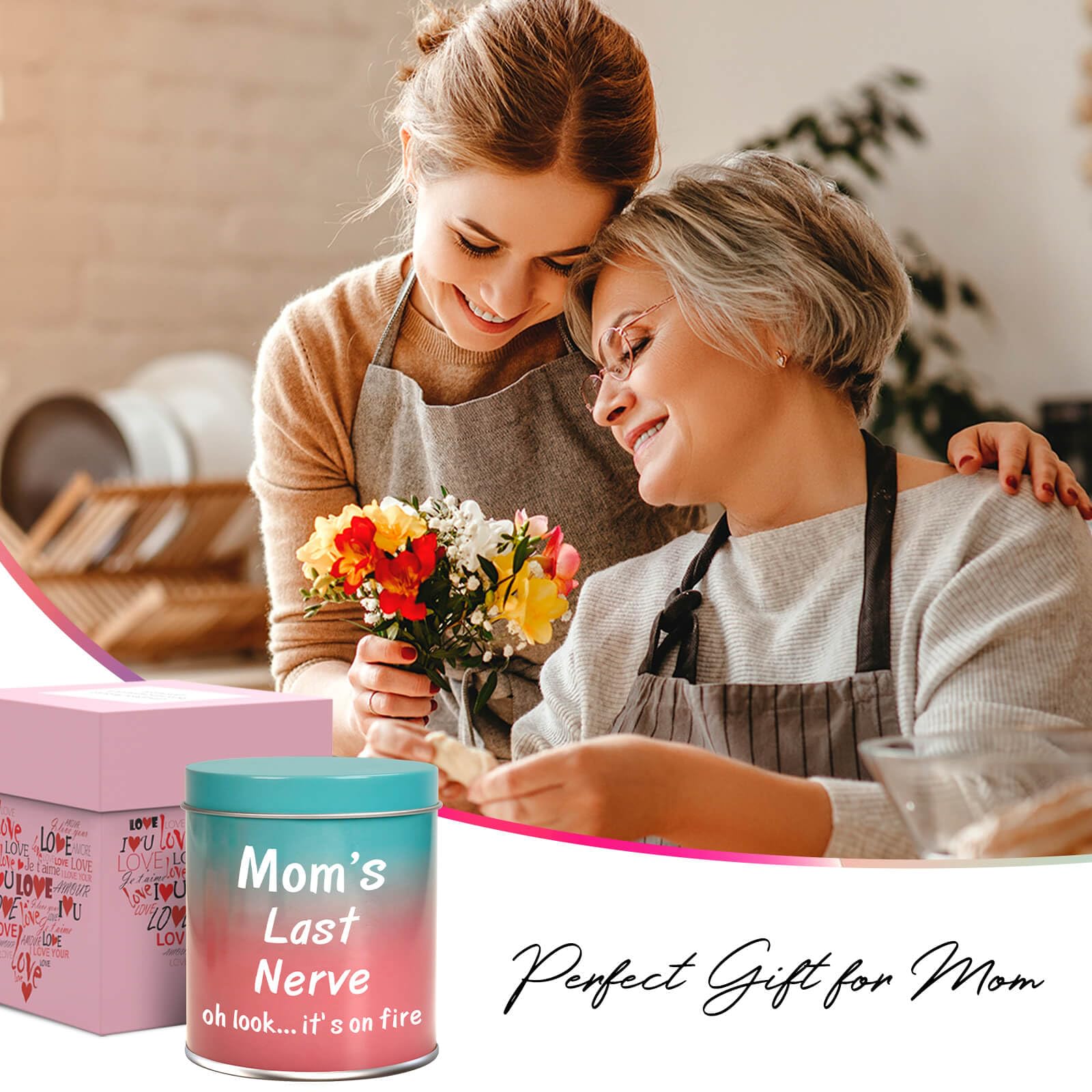 Mothers Day Gifts For Mom From Daughter Son, Kids, New Mom Gifts, Boyfriends Mom Gifts, Mom Birthday Gifts, Mother'S Day Gift Ba