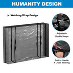 Ticonn Mattress Bags For Moving, Full Xl Mattress Cover For Moving, Heavy Duty, Full-Around Handle With Adjustable Buckles, Mattress Storage Bag & Moving Supplies (Black, Full Xl)