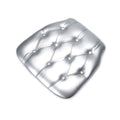 Commercial Seating Products Silver Tufted Vinyl Cushions Chairs, 6-Pack