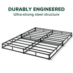 Zinus 5 Inch Wonderbox(Tm) Smart Box Spring, Quick Assembly Mattress Foundation, Durable Metal Frame, King, Grey