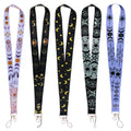 Yansitu 5Pcs Cute Moon And Sun Goddess Key Lanyards Cool Star Neck Lanyard For Keys Id Card For Men Women Teachers Goth Hallowee