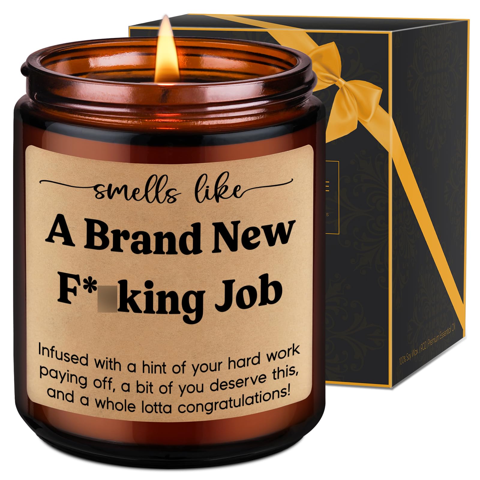LEADO Candle, New Job Gifts for Women, Men - Congratulations Gifts, Leaving Job Gifts, Promotion Gifts for Women, Friend, Boss -