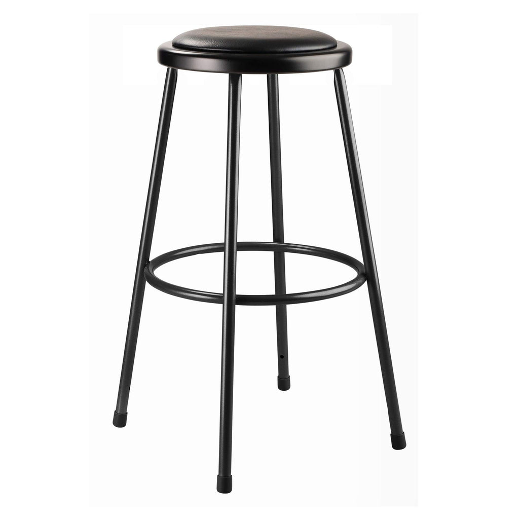 Nps 24" Heavy Duty Vinyl Padded Steel Stool
