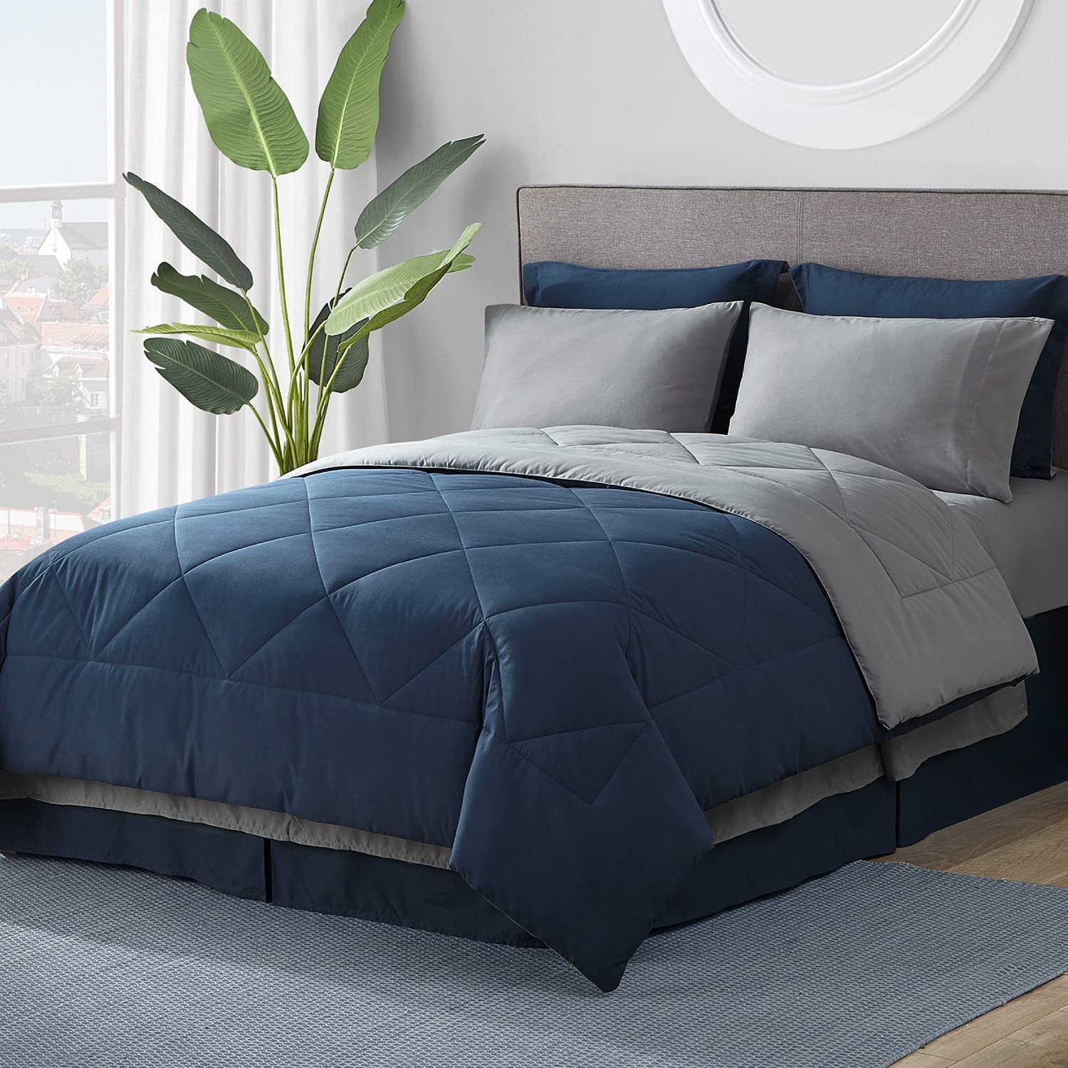 Linenovation All Weather Reversable Ac Blanket 200 Gsm Ac Comforter For Single Bed Comforter 60 Inch X 90 Inches  Ac Duvet 200 