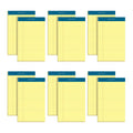 Tops 5 X 8 Legal Pads, 12 Pack, Docket Brand, Narrow Ruled, Yellow Paper, 50 Sheets Per Writing Pad, Made In The Usa (63350)