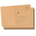 Sweetzer & Orange Blank Postcards For Mailing. 60 Kraft 4X6 Plain Message Sheets, Unwritten Mailable Sheet Set. Make Your Own Pr