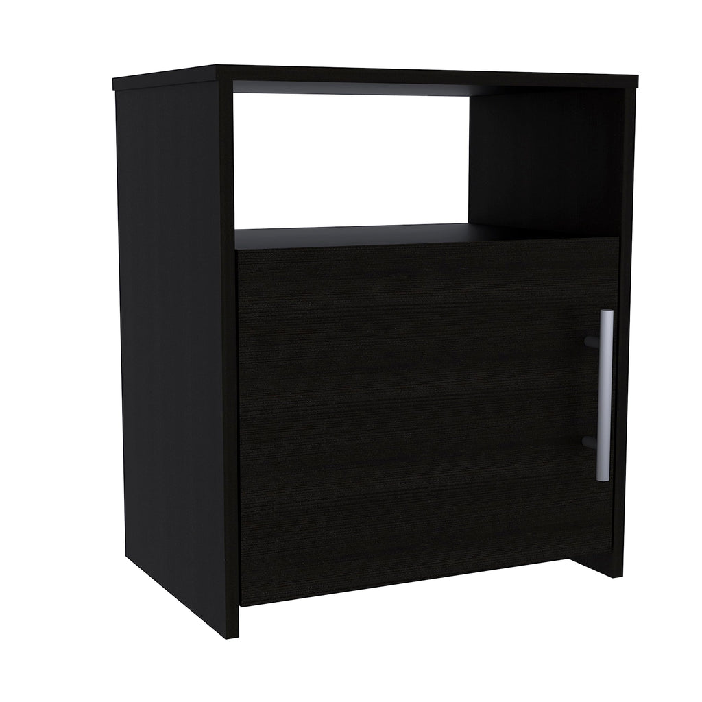 DEPOT E-SHOP Newport 3 Piece Bedroom Set, Cabinet Dresser + 2 Nightstands, Black