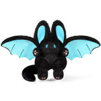 PEACH CAT Kawaii Bat Bunny Plush Pillow Cute Bat Rabbit Stuffed Animal for Kids Black 12'