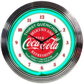 Neonetics Drinks Coca Cola Evergreen Neon Wall Clock, 15