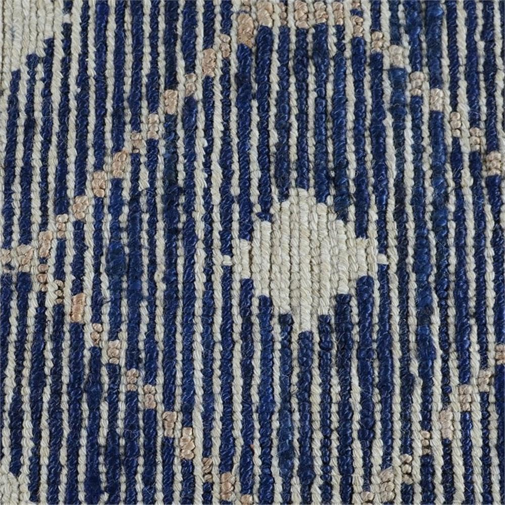 Kosas Home Reign 60 X 96 Diamond Wool & Cotton Area Rug In Indigo