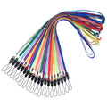 Wisdompro 20 Pack 17 Inch Long Colorful Quick Release Neck Lanyards Straps Bulk For Usb Flash Drives, Keys, Keychains, Id Name T