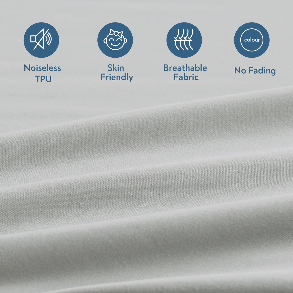 Magik & Kover Queen Mattress Protector Waterproof Cover 2 Pack, Waterproof Bed Queen Fitted Sheet Only, Machine Washable 18'' De