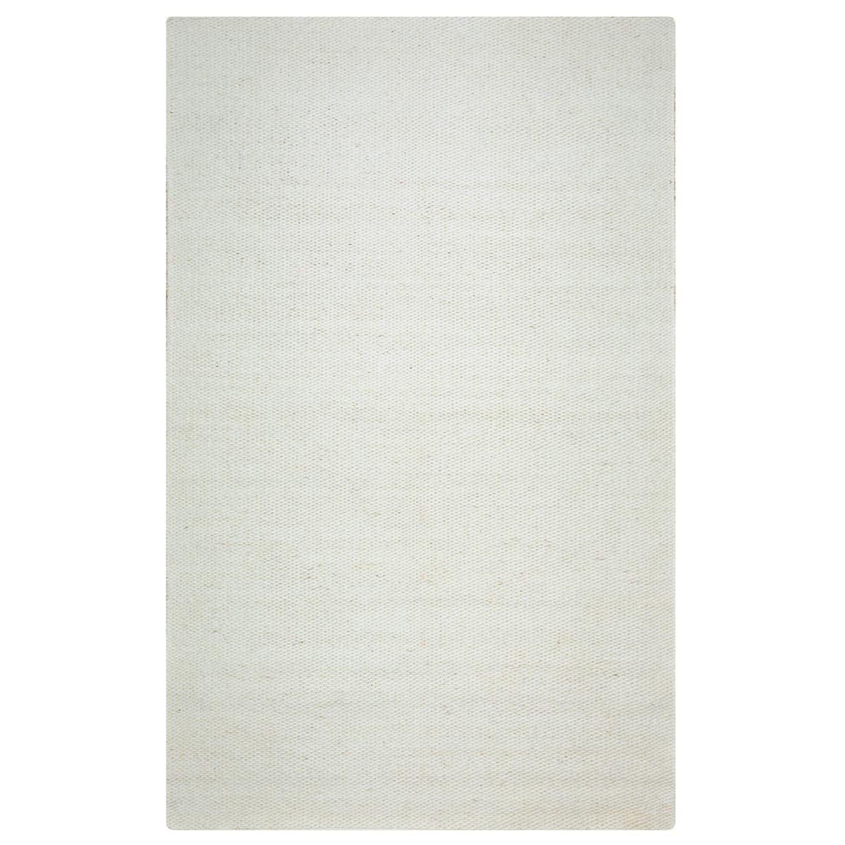 Rizzy Home | Tw3065 | Twist Collection | Wool Area Rug | 8' X 10' | Off White Solid