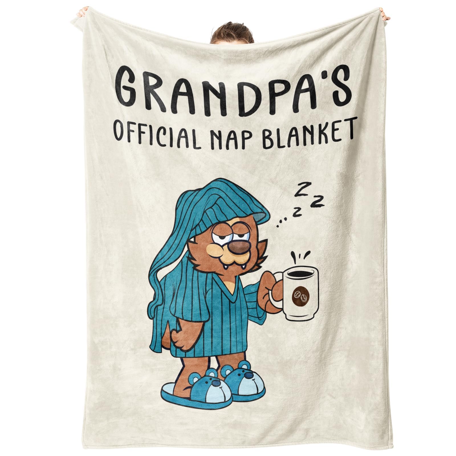 Steadstyle Gifts For Grandpa From Grandchildren, Grandpa Birthday Gifts Blanket, Grandpa Gifts For Christmas, Father'S Day, Than
