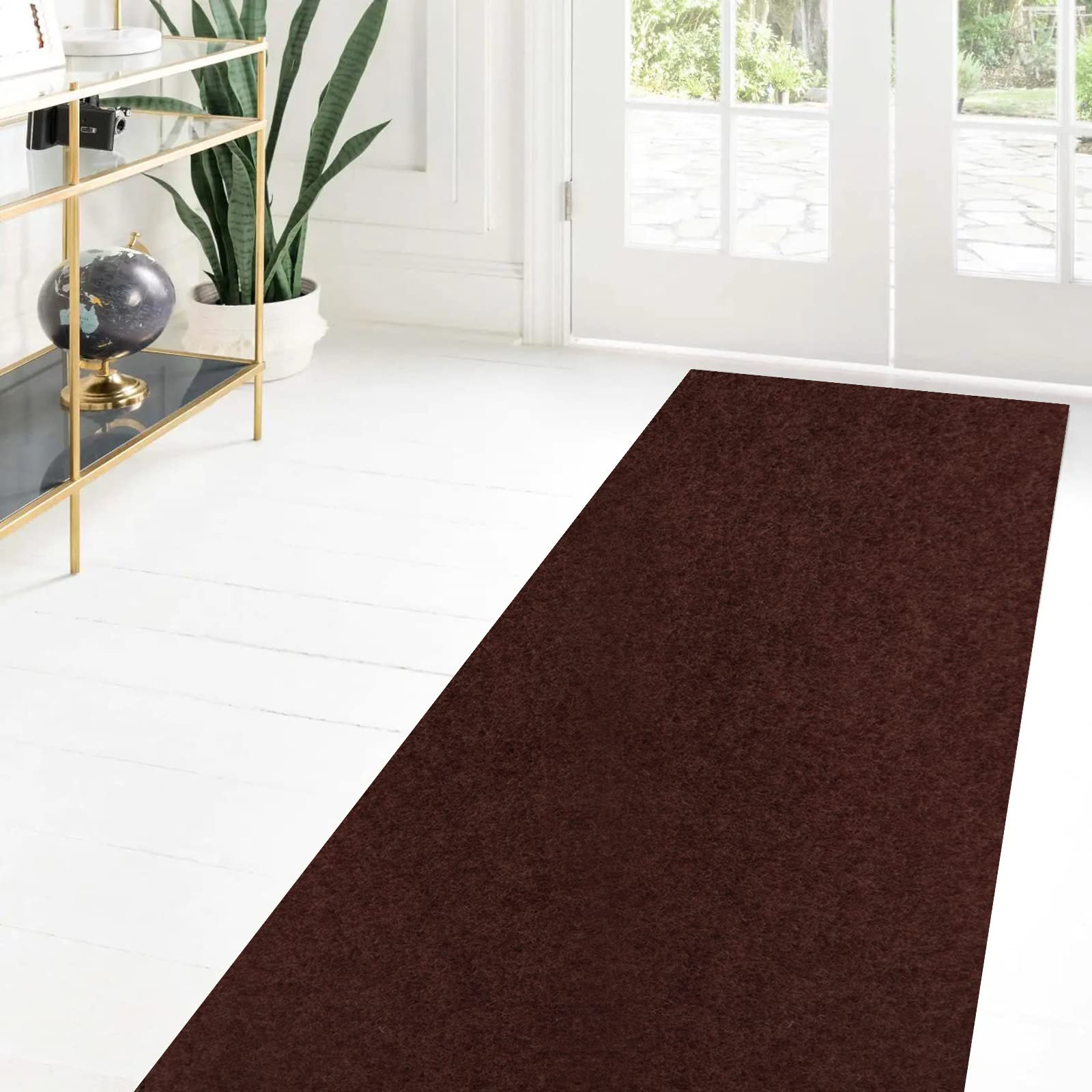 Custom Size Runner Rug 4 ft x 45 ft, ZGR 2-82ft Carpet Runners Hallway Entryway Kitchen Garage Laundry Room Area Rugs with Non-S