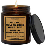 Maid of Honor Proposal Gifts| Gifts for Women Friends | Will You Hold My Dress While I Pee? | Bridal Party Gifts | Gifts for Wed