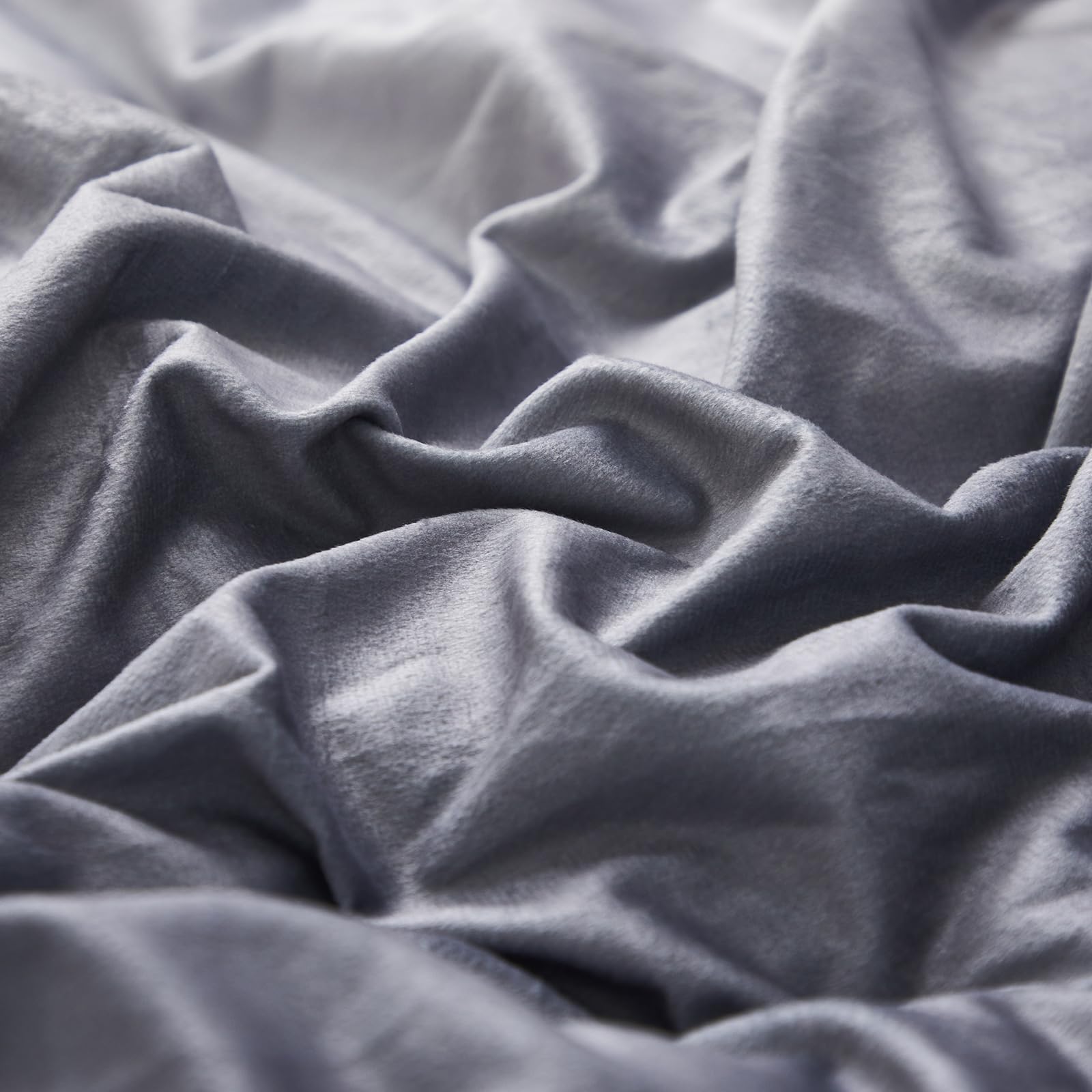 Karever Gray White Gradient Comforter Set Full Gray Velvet Bedding Comforter Modern Plain White And Deep Gray Gradient Soft Quil