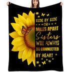 Yoyicu Sister Gifts Blanket,Sisters Gifts From Sister,Sister Birthday Gifts From Sister,Gifts For Sisters From Sisters Graduatio