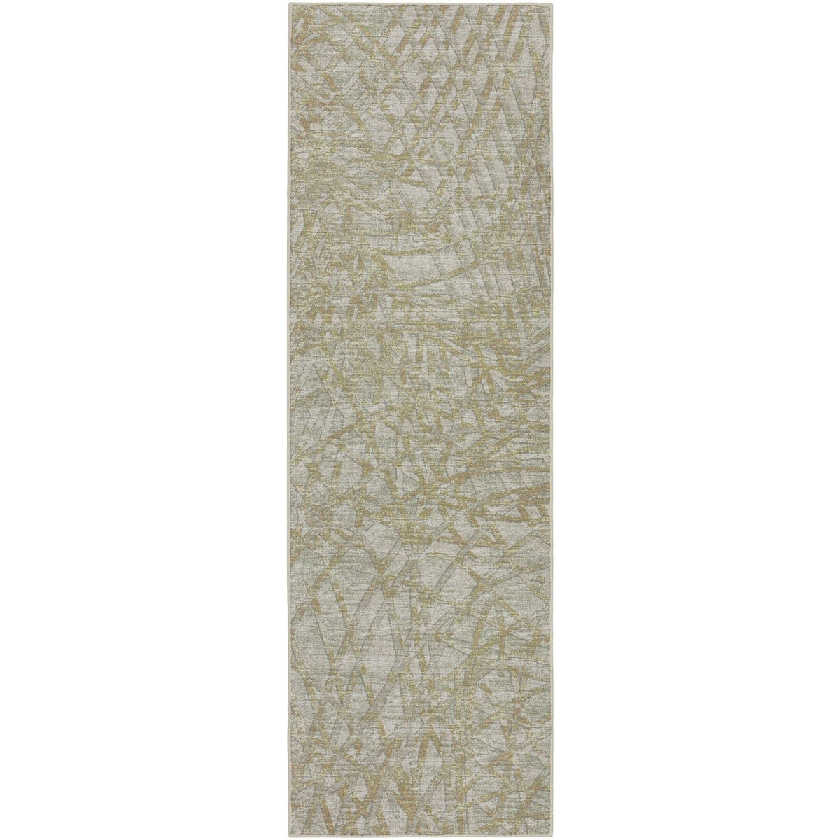 Winslow Wl2 Green Transitional Rug Runner 2' 6" X 12'