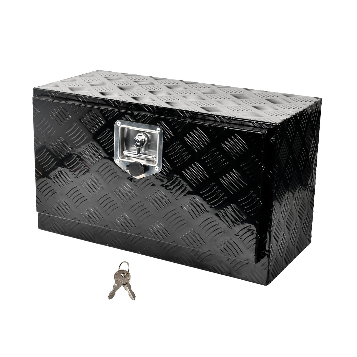 Fgjqefg 24 Inch Aluminum Tool Box Truck Car Trailer Underbody Toolbox,Rv Storage Organizer,Underbed Truck Tools Organizer W/Lock
