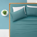 Manyshofu Extra Deep Pocket Queen Sheet Sets - Hotel Luxury 1800 Thread Count Sheets & Pillowcases - Microfiber Bedding Set Up T