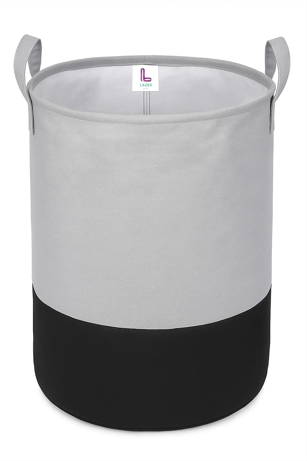 Lazer 45L Foldable Round Laundry Bag, Waterproof Clothes Storage Basket