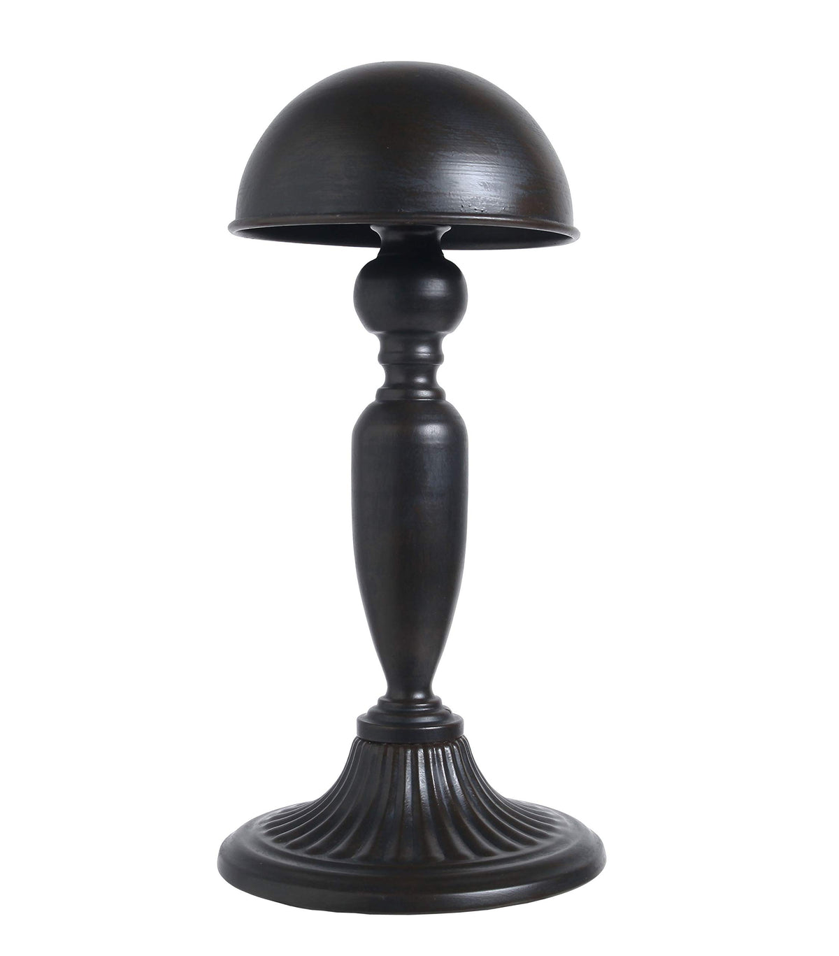 Owlgift Vintage Style Dome Shape Removable Metal Hat Rack, Cap, Wig Storage Holder Display Stand, Black (1pc)