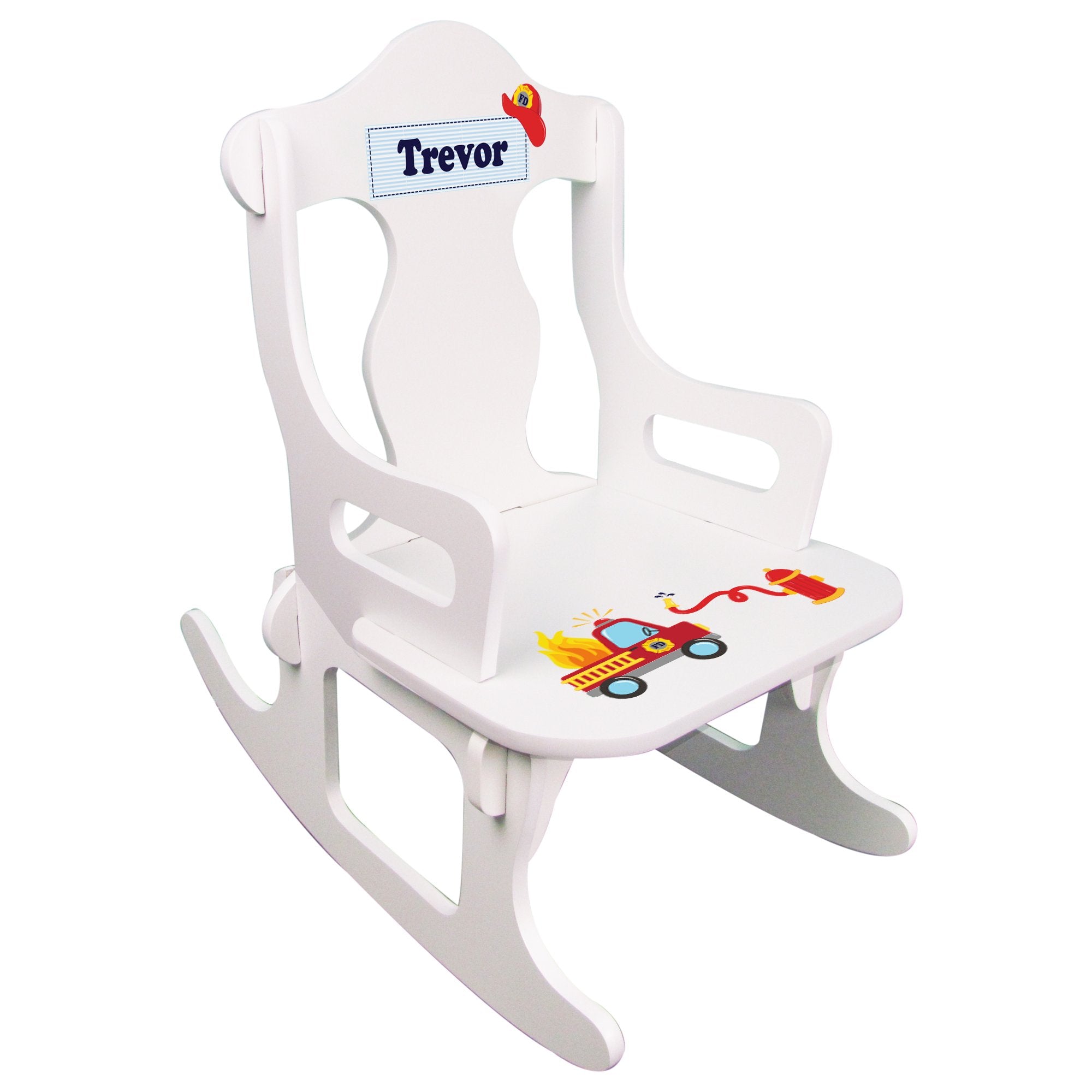 My Bambino Personalized Boys Puzzle Rocker (Fire Truck)