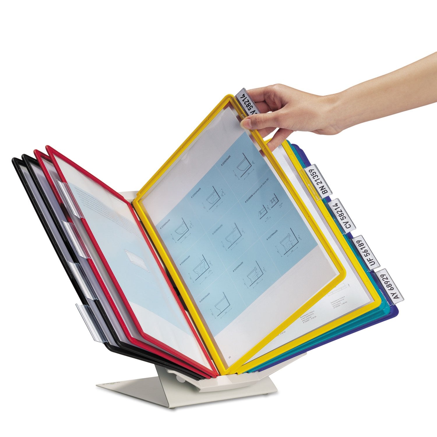Vario Pro Desk/Wall System, 10 Panels, Assorted
