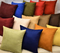 Moonrest Pack Of 2- Suede Square Decorative Throw Pillow Covers Sofa Sham Solid Colors Couch Cushion Pillowcases (16 X 16 Chocol