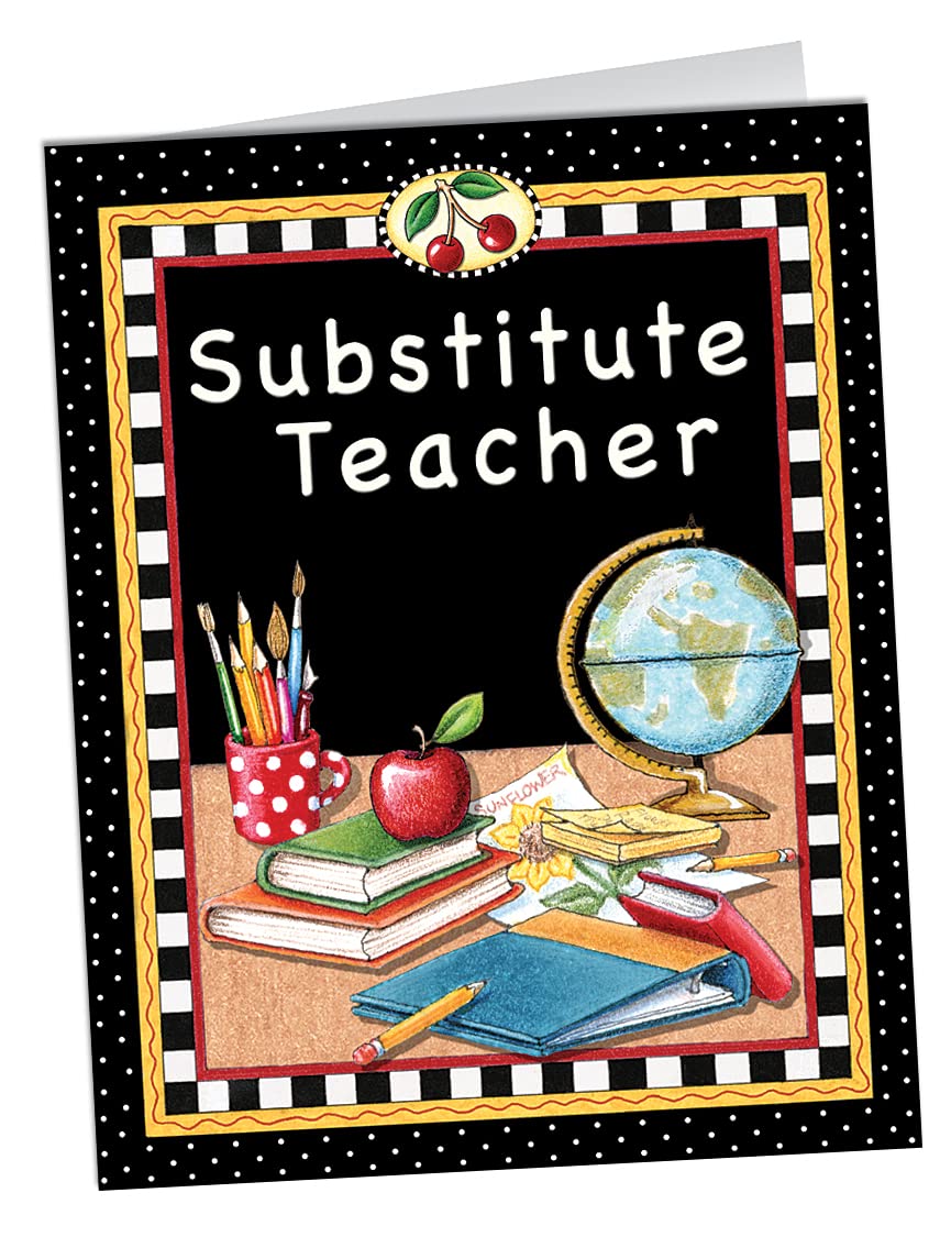Teacher Created Resources Substitute Teacher Pocket Folder From Mary Engelbreit (4834)