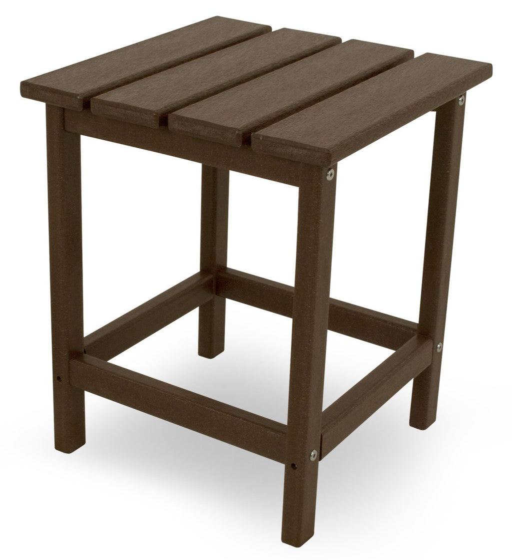 Polywood Ect18Ma Long Island 18' Side Table, Mahogany