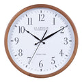 La Crosse Technology 404-50447-INT 12.8 Atomic Walnut Analog Wall Clock