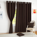 Story@Home 100% True Blackout Long Door Curtains 9 Feet Set Of 4 | Solid Print | Room Darkening Curtain | Thermal Insulated | Cu