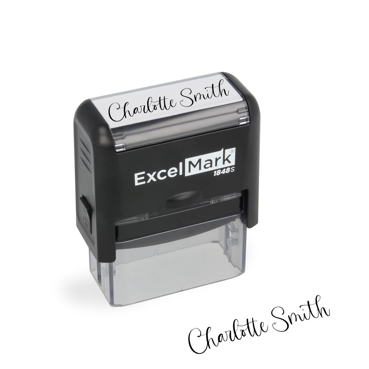 Excelmark Custom Signature Stamp - Self Inking - Medium