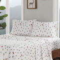 Woolrich Sheet Warm & Breathable Cotton Flannel Bed Sheets, All Elastic Pocket Sheet Set Fits Up To 12' Mattress, All Season, L