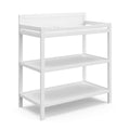 Storkcraft Alpine Changing Table (White) - GREENGUARD Gold Certified Nursery Changing Table, Includes Water-Resistant Changing P