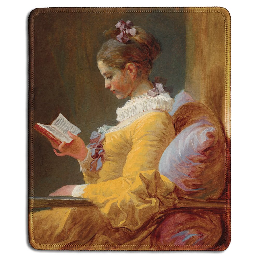 Dealzepic - Art Mousepad - Natural Rubber Mouse Pad With Famous Fine Art Painting Of Portrait Of George Washington By Gilbert St