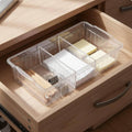 Zelphora Rectangular Organizer Tray Multipurpose Desktop Sundry Box Removable Dividers Divider Basket For Drawer, Kitchen, Washr