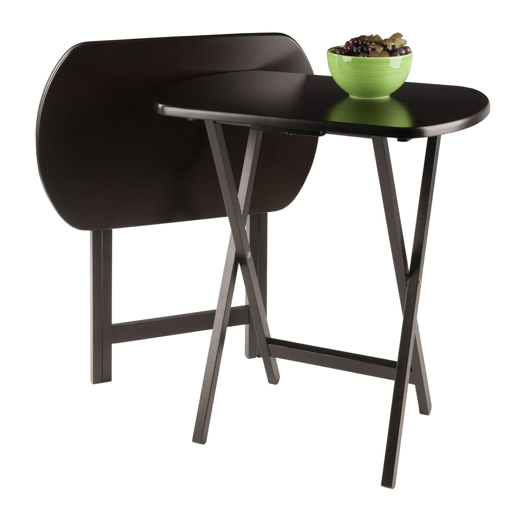 Winsome Corbett Snack Table Set 23294 Engineered Wood Coffee Oversized Foldable