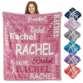 Corissy Ships Next Day, Personalized Blankets And Throws Custom Blanket With Name Customized Flannel Blanket For Kids Christmas