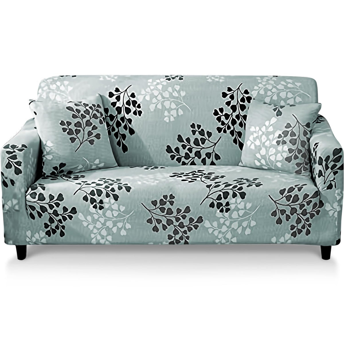 Lamberia Printed Sofa Cover Stretch Couch Cover Sofa Slipcovers For Couches And Loveseats With Two Pillow Case (Fall, Sofa-3 Seater)