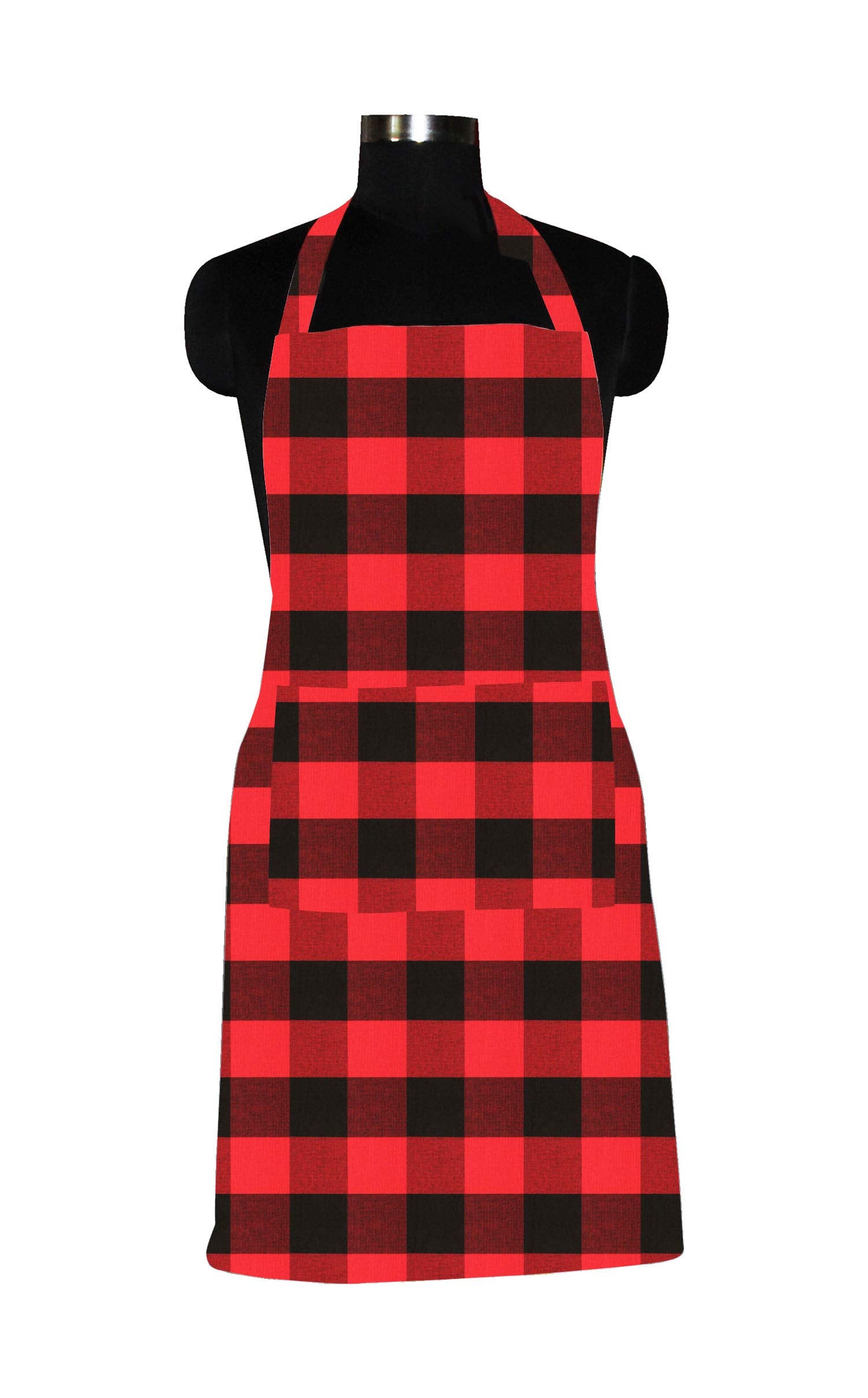 Airwill Cotton Kitchen Cooking Aprons (Big Red)