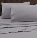 Tribeca Living California King Luxury Solid Flannel Extra Deep Pocket Fitted Sheet, Fits Up To 24' Mattress, Platinum
