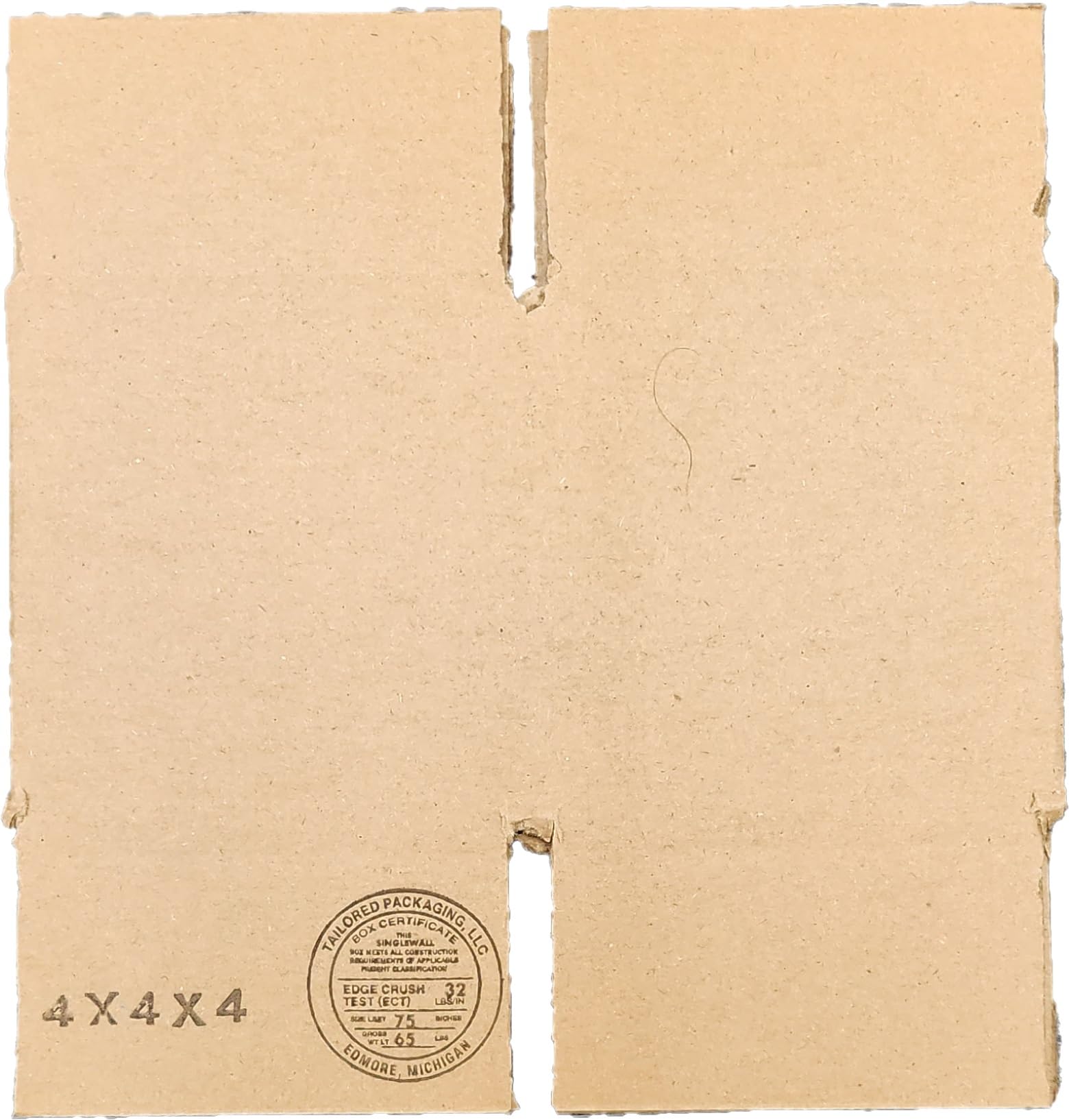Tailored Packaging Corrugated Shipping Boxes 6'L X 6' W X 6' H, 100 Pack Custom Printed (6X6X4 100Pk)