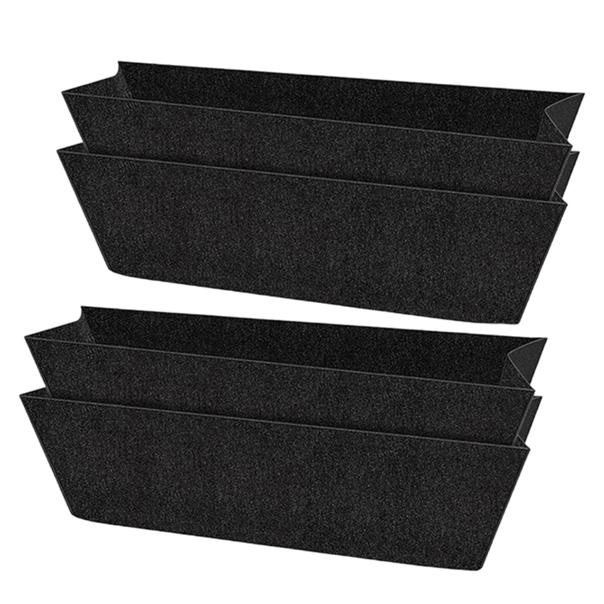 Atorse 4 Pieces Felt Trough Planter Liner Hanging Plant Liner For Restaurants Decor 36Inch