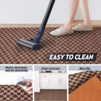 Gotohipi Runner Rug 3'X34'Indoor Outdoor Utility Carpet,Area Rugs With Non Slip Rubber Backing For Hallway Kitchen Entryway Balc