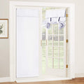 Ryb Home 2 Panels Back Door Blinds 80 Inch Length, Privacy Door Window Curtains Thermal Insulate Covering For Patio Door Glass Door Front Door, 26 Inch X 80 Inches, Pure White, 2 Panel